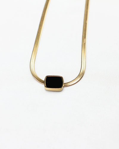 Black Halo Necklace