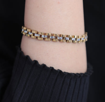 Dual Colour Watchstrap Bracelet