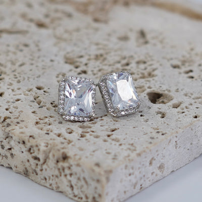 Crushed Ice Square Studs