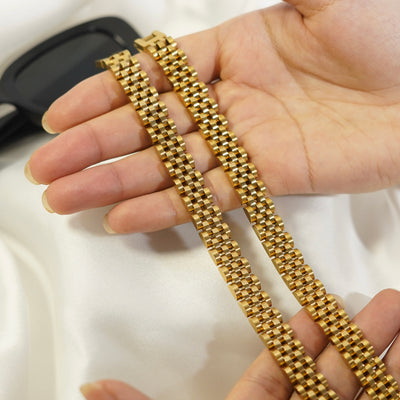 Luxe Watchstrap Gold Bracelet