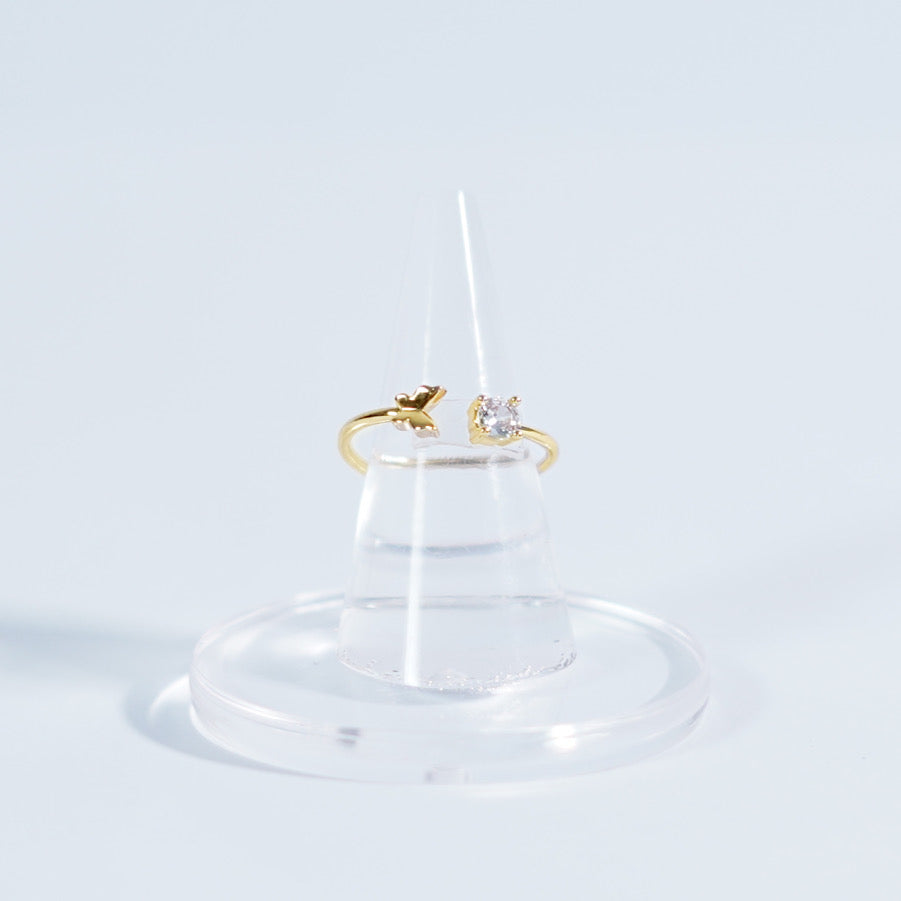 Dainty Butterfly Ring