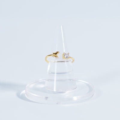 Dainty Butterfly Ring