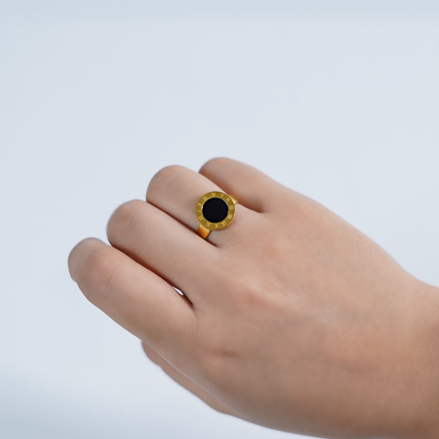 Black Numeral Ring